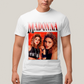 Camiseta Algodão Unissex T shirt Vintage Madonna Vermelho cantora pop
