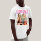 Camiseta Algodão Unissex T shirt Graphic Tee Lady Gaga Pink