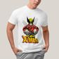 Camiseta Algodão Unissex T shirt - X Men Wolverine Traje Marrom