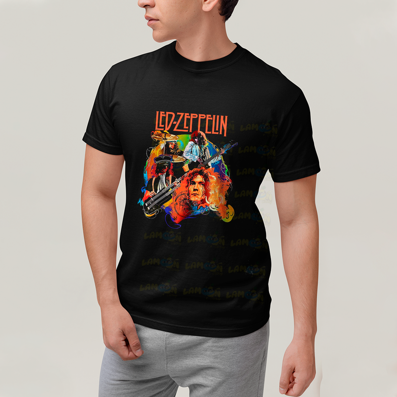 Camiseta Algodão Unissex T shirt Graphic Ledd Zeppelin