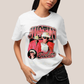 Camiseta Algodão Unissex T shirt Graphic Tee Justin Bieber Vermelho