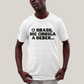 Camiseta Algodão Unissex T shirt Frase O Brasil me Obriga a Beber