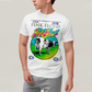 Camiseta Algodão Unissex T shirt - Vaca Pink Floyd atom heart mother
