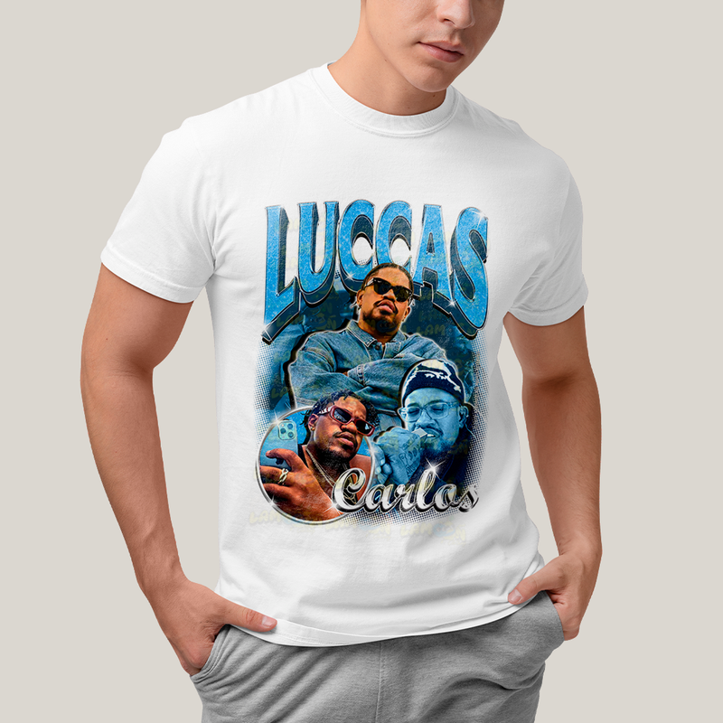 Camiseta Algodão Unissex T shirt - Luccas Carlos