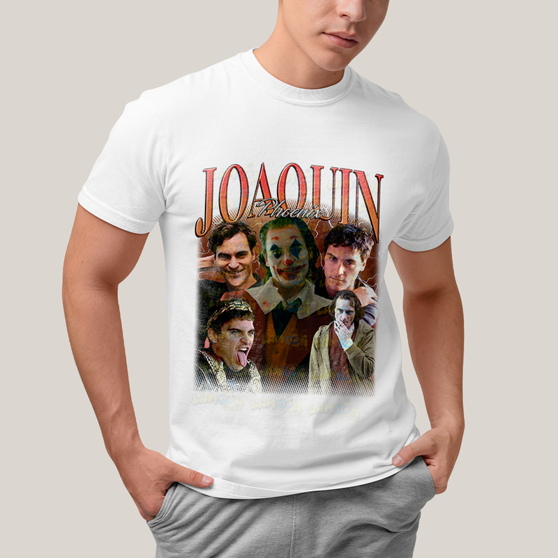 Camiseta Algodão Unissex T shirt - Joaquin Phoenix Gladiador ator