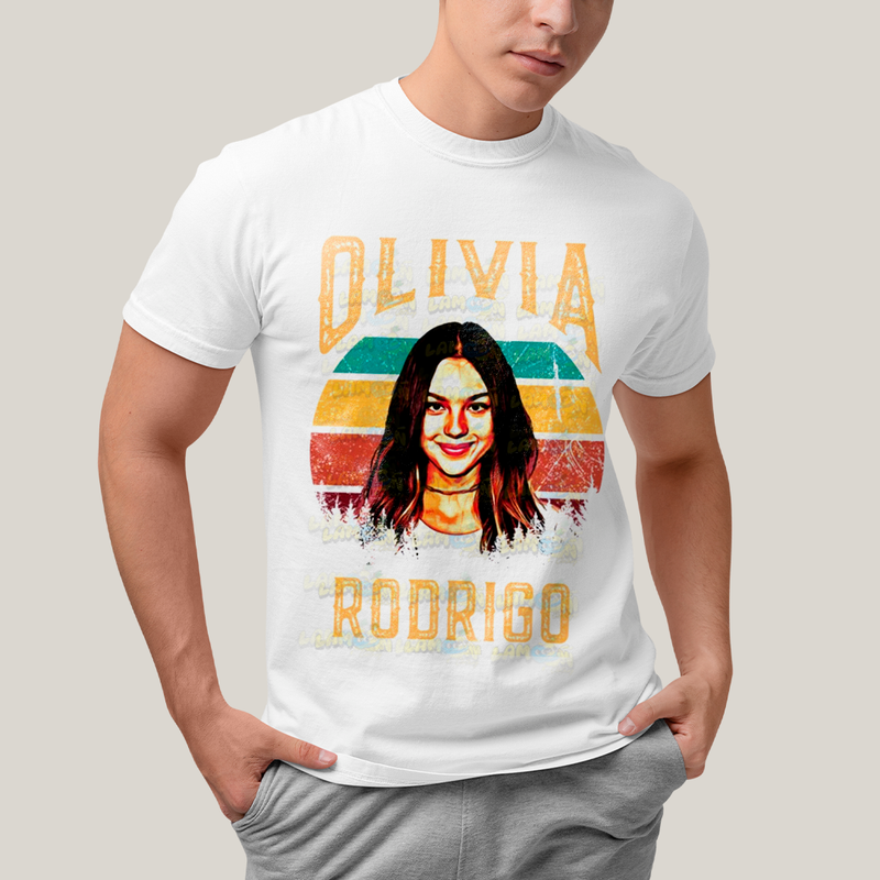 Camiseta Algodão Unissex T shirt Olivia Rodrigo Vintage