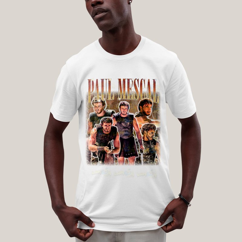 Camiseta Algodão Unissex T shirt Graphic Tee Paul Mescal