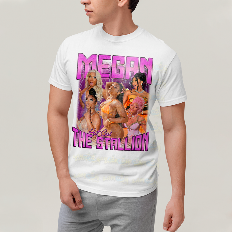 Camiseta Algodão Unissex T shirt - Hot Girl Megan Thee Stallion cantora pop