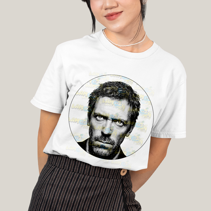 Camiseta Algodão Unissex T shirt -O Doutor House serie de tv