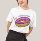 Camiseta Algodão Unissex T shirt - O Senhor dos Anéis Meu Precioso donuts rosquinha rosa my precious