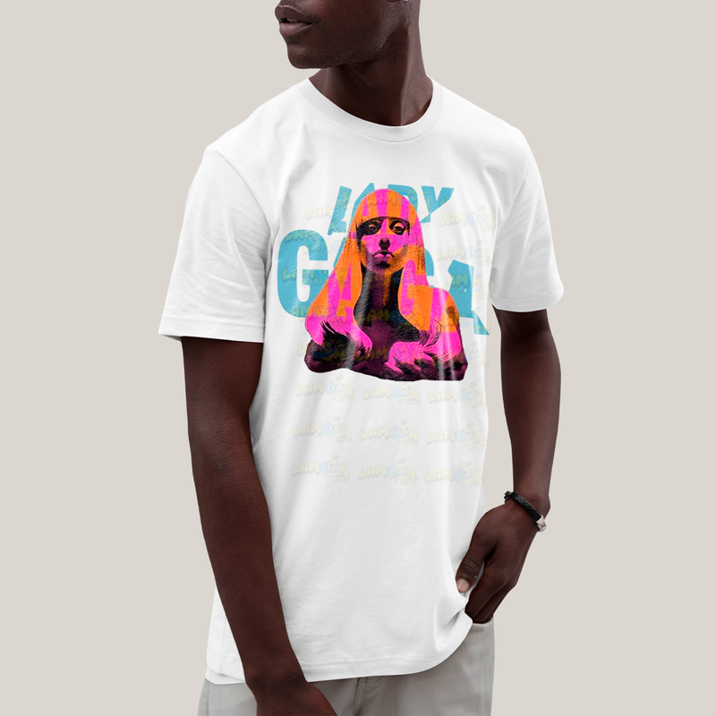 Camiseta Algodão Unissex Tshirt Lady Gaga 3
