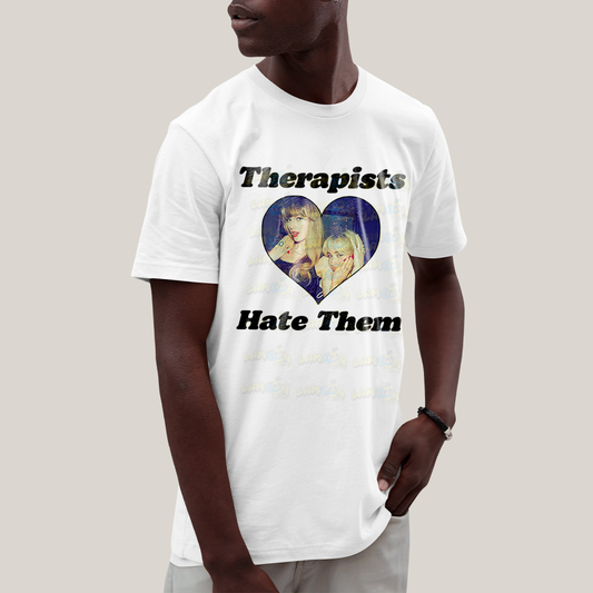 Camiseta Algodão Unissex T shirt Olivia Rodrigo Therapists Hate Them