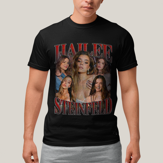 Camiseta Algodão Unissex T shirt Hailee Steinfield Atriz