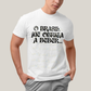 Camiseta Algodão Unissex T shirt O Brasil me Obriga a Beber