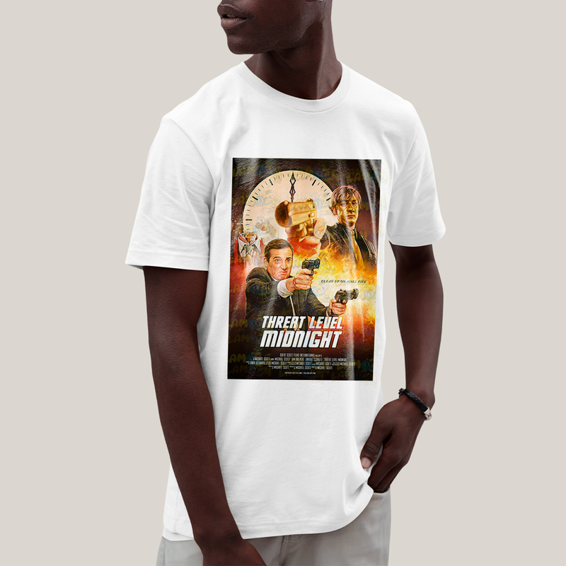 Sacola Ecobag Bolsa 38X40 Algodão - The Office Threat Level Midnight