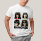Camiseta Algodão Unissex T shirt - Os Ramones