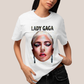 Camiseta Algodão Unissex T shirt Lady Gaga Face