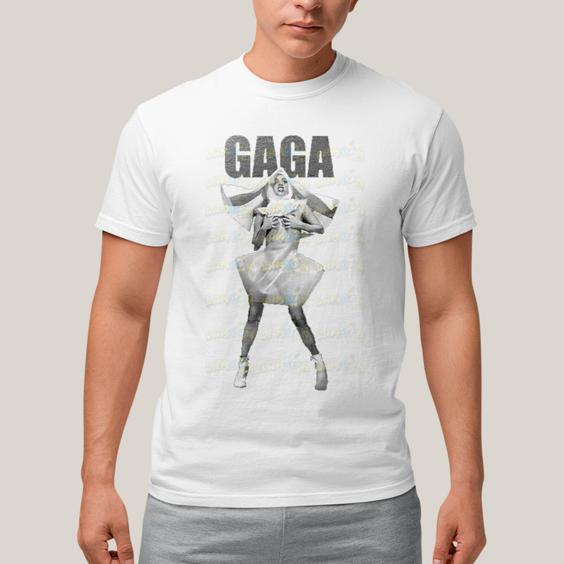 Camiseta Algodão Unissex Tshirt Lady Gaga Judas