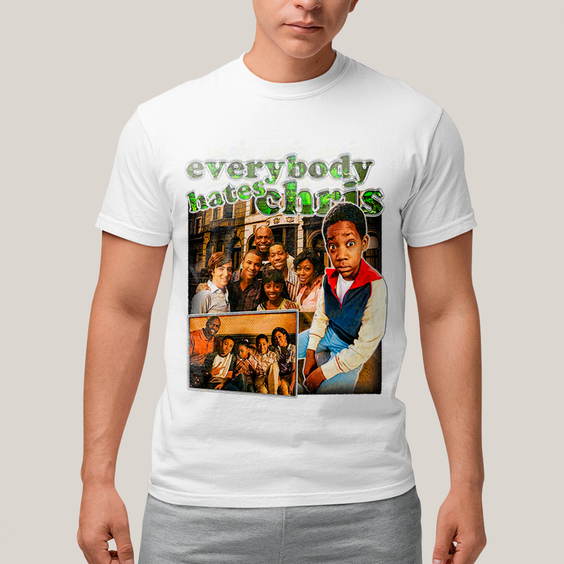 Camiseta Algodão Unissex T shirt -Todo Mundo Odeia o Chris Everybody Hates Chris