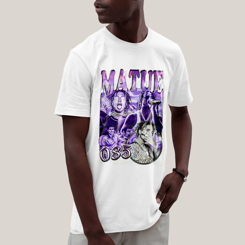 Camiseta Algodão Unissex T shirt - Matue 085 roxo