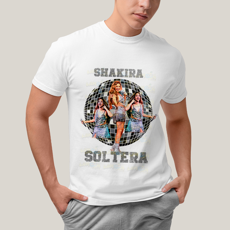 Camiseta Algodão Unissex T shirt -Shakira Soltera
