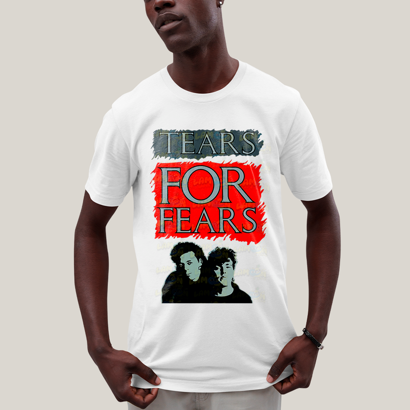 Camiseta Algodão Unissex T shirt Tears For Fears banda