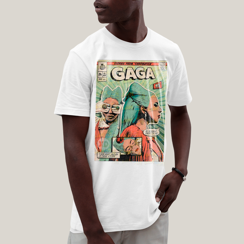 Camiseta Algodão Unissex Tshirt  Lady Gaga Chromatic HQ
