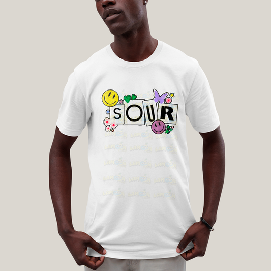 Camiseta Algodão Unissex T shirt Olivia Rodrigo Sour