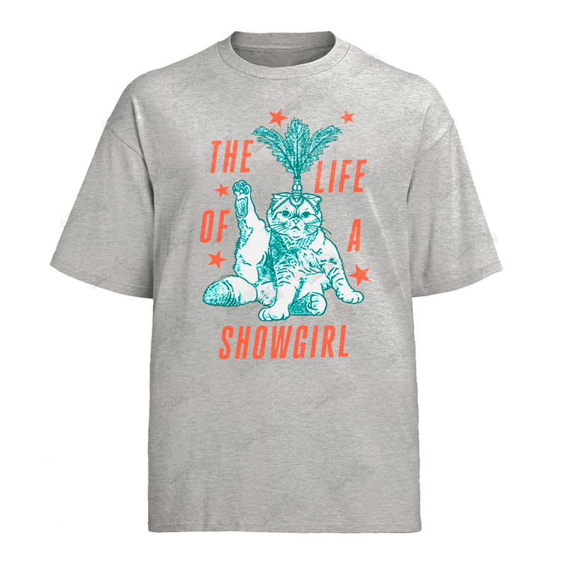 Camiseta Algodão Taylor Swift Cat Showgirl