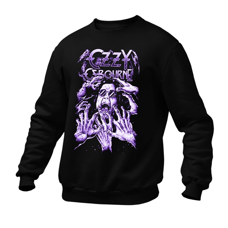 Moletom Gola Redonda Ozzy Osbourne