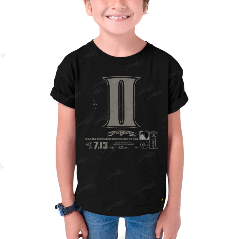 Camiseta Infantil Algodão Travis Scott Jack Boys 2