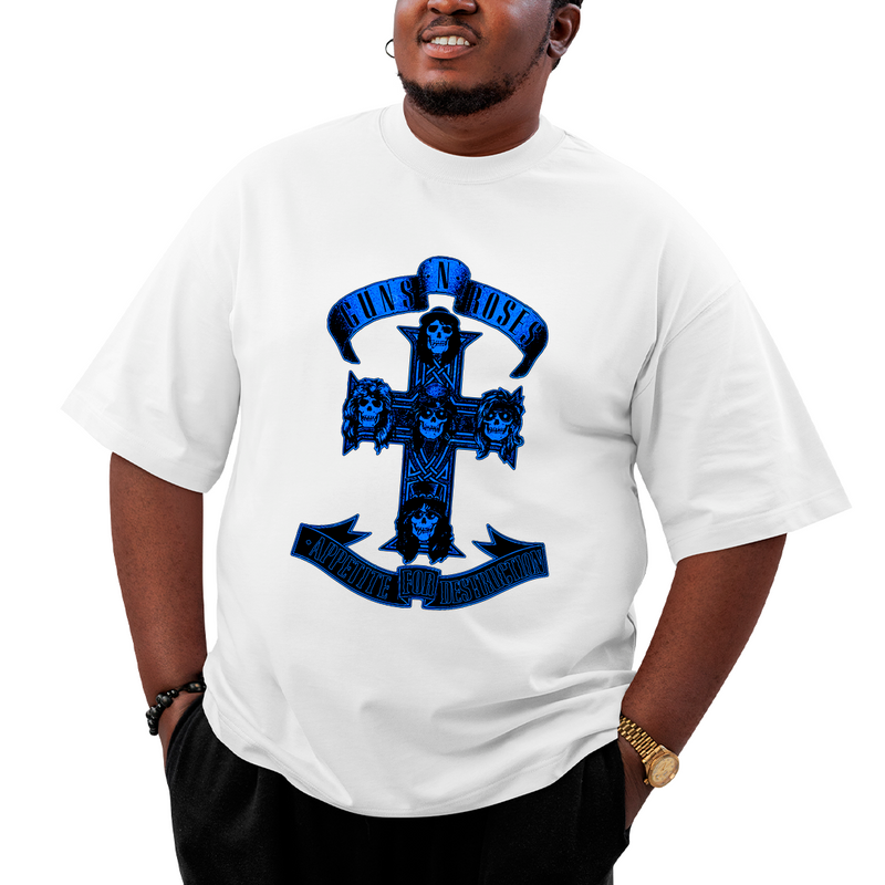 Camiseta Plus Size Roses Banda Appetite For Destruction