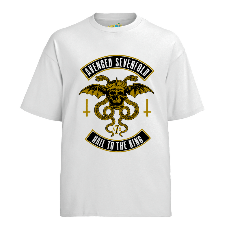 Camiseta Algodão Avenged Seven Fold Hail To The King