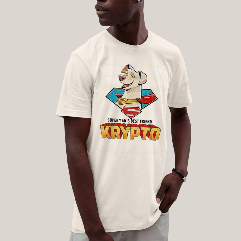 Camiseta Algodão Unissex T shirt Superman Supercão Krypto