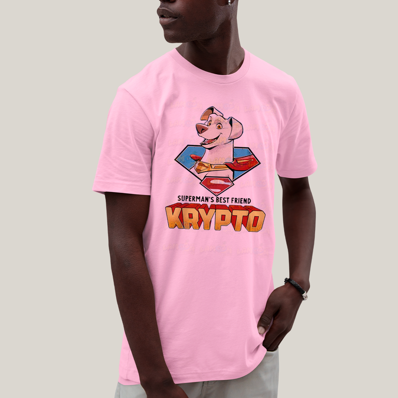 Camiseta Algodão Unissex T shirt Superman Supercão Krypto