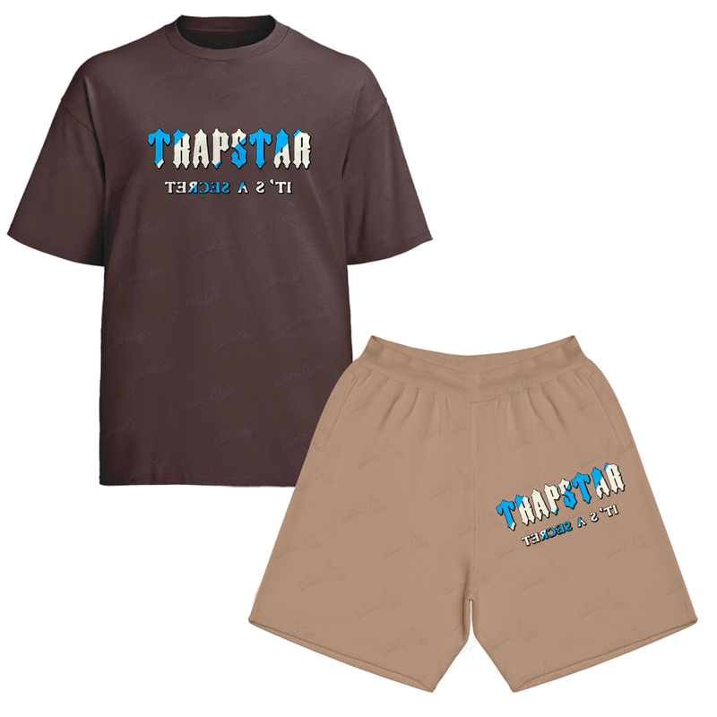 Kit Camiseta e Bermuda Moletom Trapstar