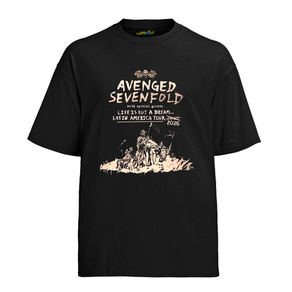 Camiseta Avenged Seven Fold Latin America Tour 2026 FC