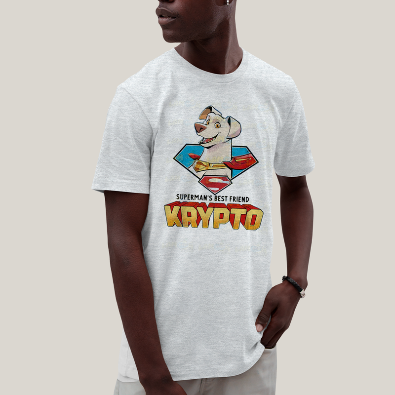 Camiseta Algodão Unissex T shirt Superman Supercão Krypto