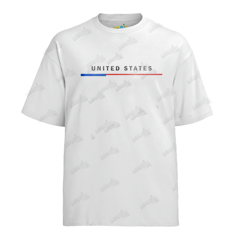 Camiseta Algodão United States Bandeira PQ