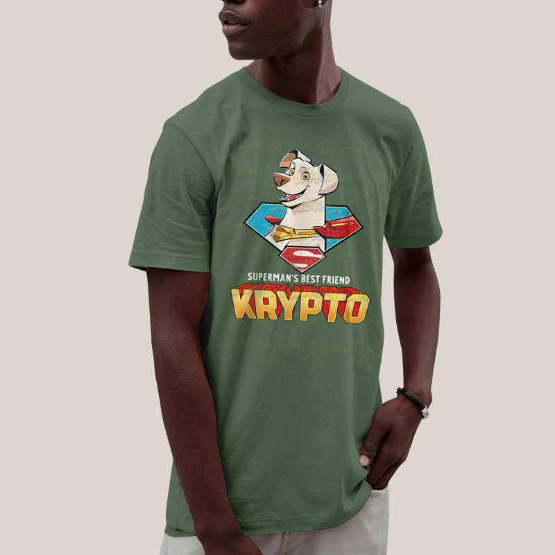 Camiseta Algodão Unissex T shirt Superman Supercão Krypto