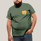 Camisa Algodão Unissex T shirt PLus Size Arnold & Helga BFF ou casal FC