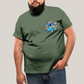 Camiseta Plus Size Algodão Unissex T shirt Lilo & Stitch Piscando FC