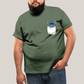 Camiseta Plus Size Algodão Unissex T shirt Lilo & Stitch Orelha Caida FC
