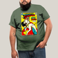Camiseta Plus Size Algodão Unissex T shirt Superman & Krypto Supercão HQ