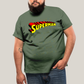 Camiseta Plus Size Algodão Unissex T shirt Superman Logo Clássica 1