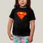 Camiseta Infantil Algodão Unissex T shirt Superman Logo Clássica 3