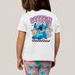 Camiseta Infantil Algodão Unissex T shirt Lilo & Stitch Piscando FC