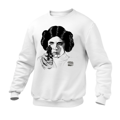 Moletom Gola Redonda Princesa Leia Star Gun