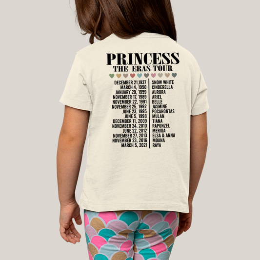 Camiseta Infantil Algodão Unissex T shirt Lilo & Stitch Princess The Eras Tour FC