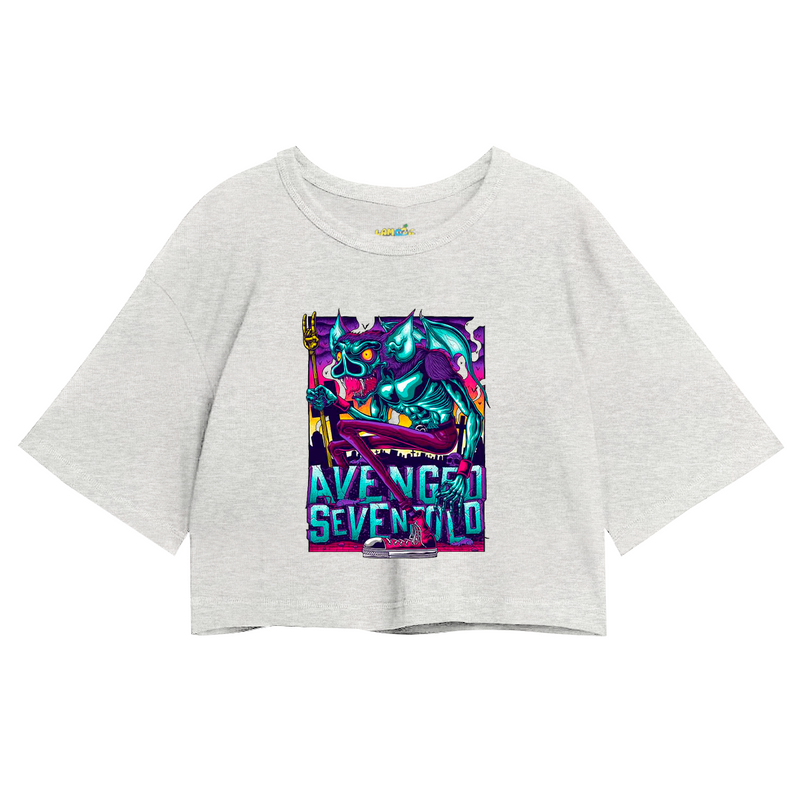Cropped Oversized Avenged Seven Fold Morcego